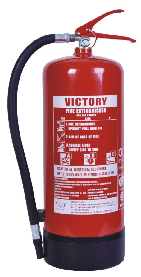 9kg Dry Chemical Powder Fire Extinguisher Model:wt9-a