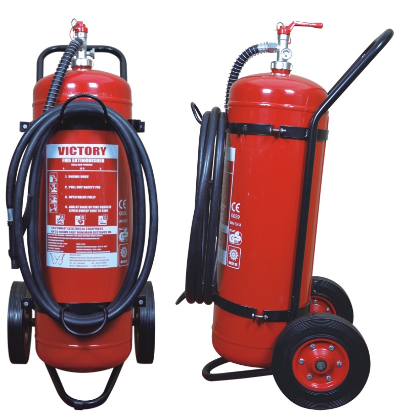 50kg Store Pressure Mobile Trolly Extinguisher Model: Pd50e