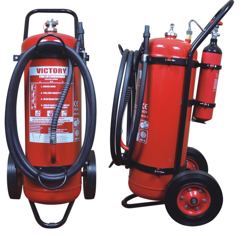 50kg Cartridge Operated Mobile Trolly Extinguisher Modle:gpd50e