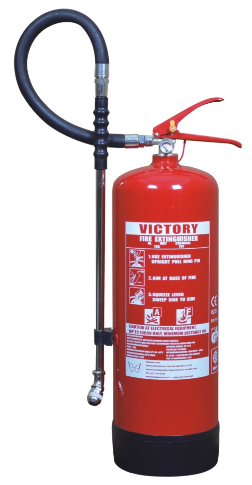 6l Wet Chemical Fire Extinguisher Model:wc-6