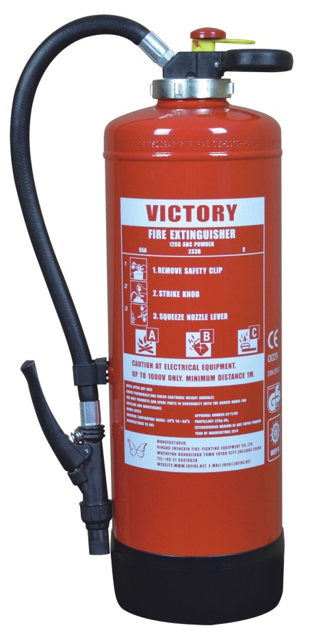 12kg - Inside Gas Cartridge Operated  Dry Chemical Powder Fire Extinguisher Model:gpd12e